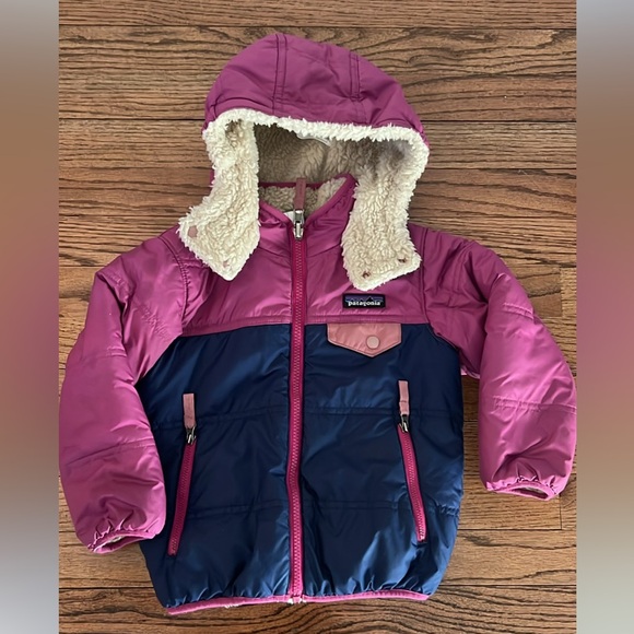 Patagonia girls reversible jacket 4T - Picture 1 of 4